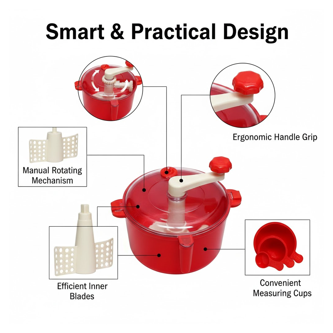 Atta Maker Machine – Automatic, Durable & Measuring Cups