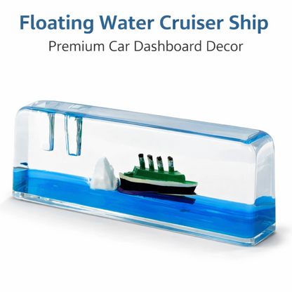 Floating Cruiser Ship Decor – Unsinkable Stress Relief Toy – detail view