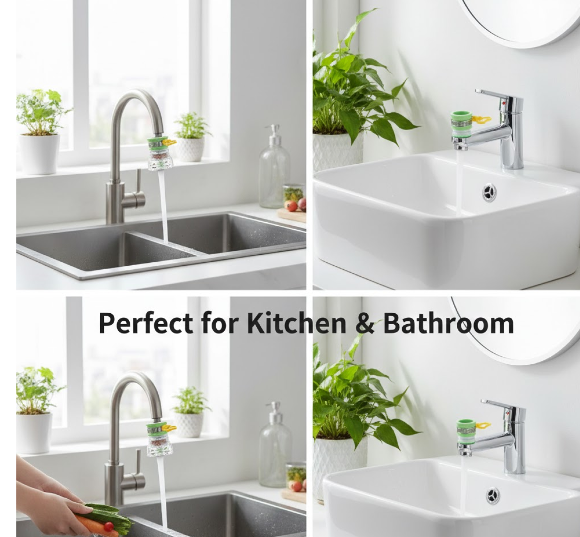 Water Saving Faucet – 360° Rotating Sprayer – view 7