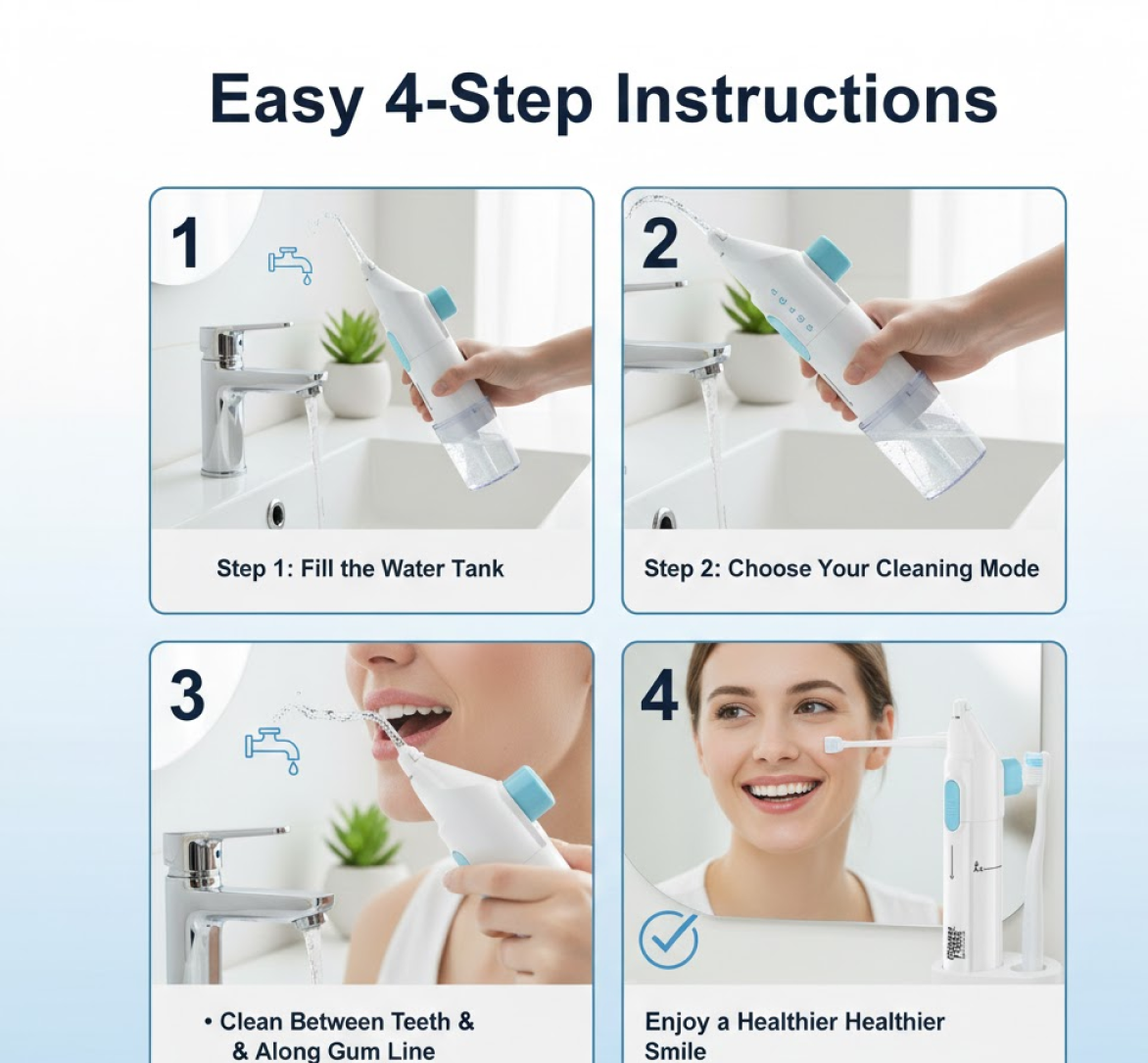 Water Flosser – Portable Smart Device for Gum Health – view 6