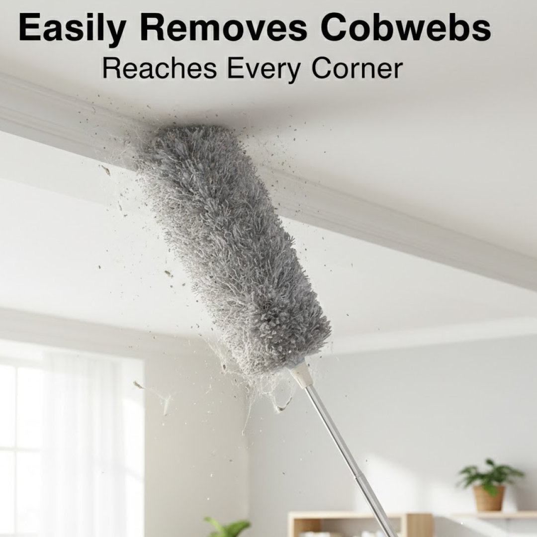 Microfiber Duster – 100-Inch Extendable Handle – close-up