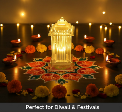 LED Crystal Lamp – Festive Flickering Candle Decor – view 6