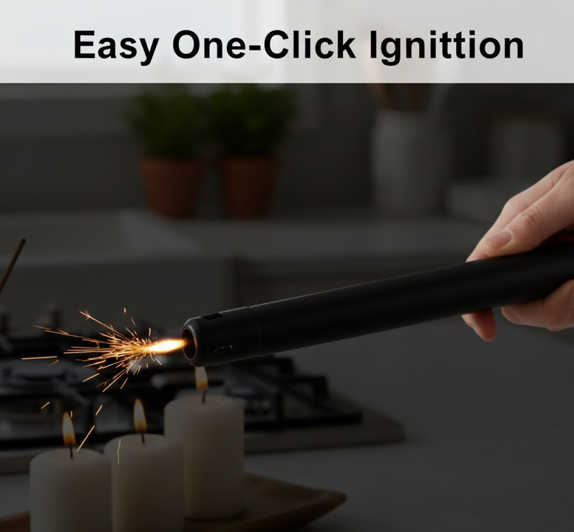 Stainless Steel Gas Lighter – Durable Kitchen Ignition – view 8