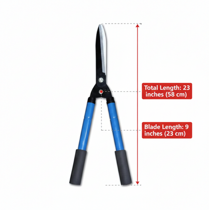 Hedge Shear – Adjustable Comfort Grip for Garden Pruning – close-up