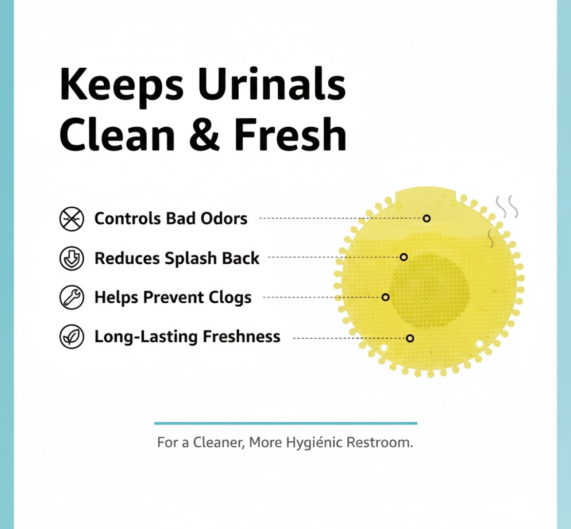 Urinal Screen Deodorizer Mat – Long-Lasting Odor Control – view 9
