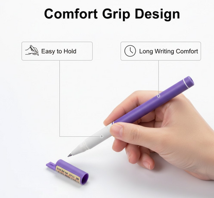 Black Gel Pen 0.5mm Fine Tip – Smooth Precise Writing – view 6
