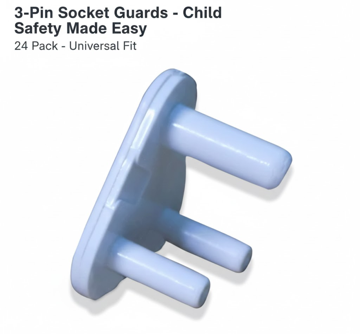 Baby Safety Socket Cover – Large 15Amp Outlet Protector – view 6