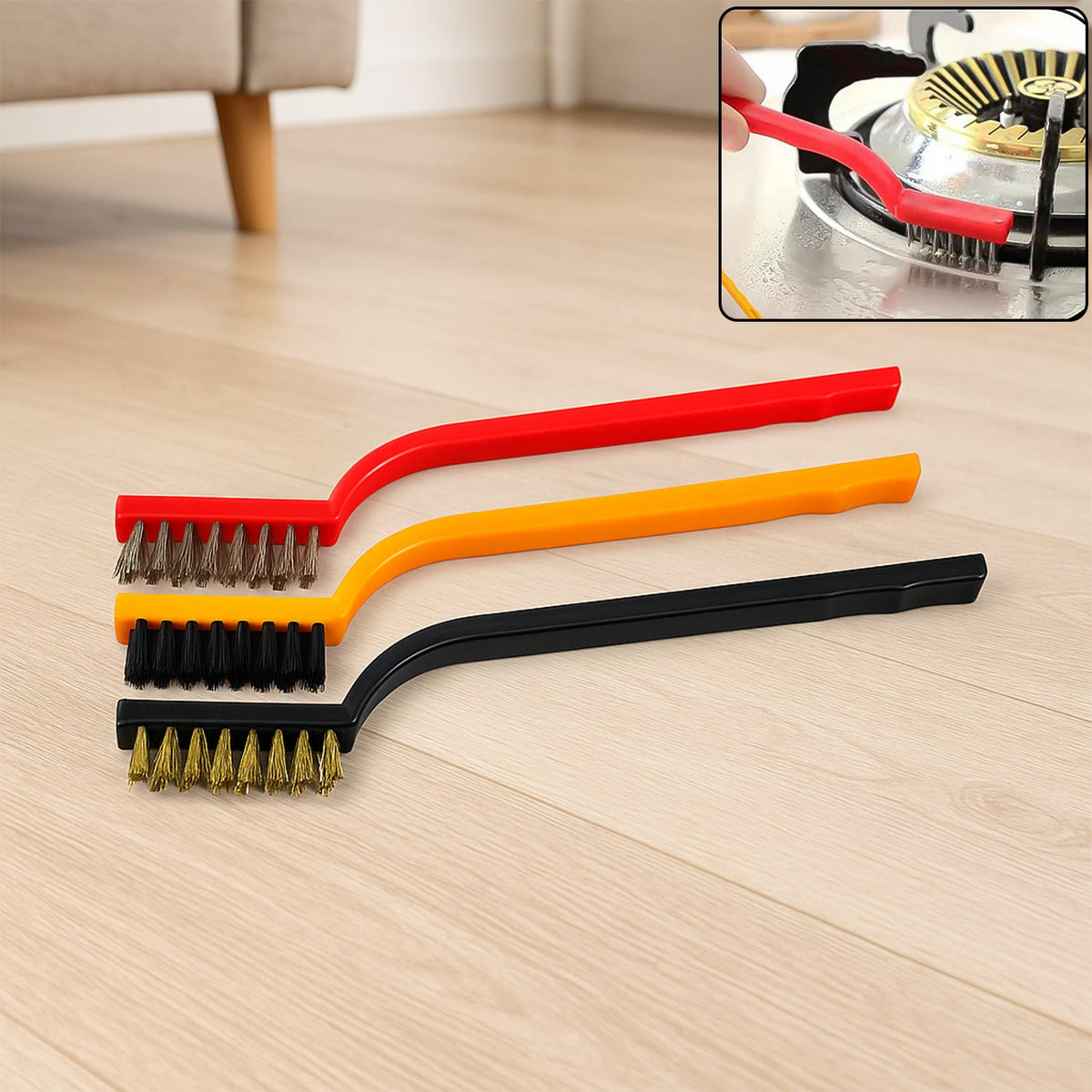Mini Wire Brush set – Multi-Material Cleaning