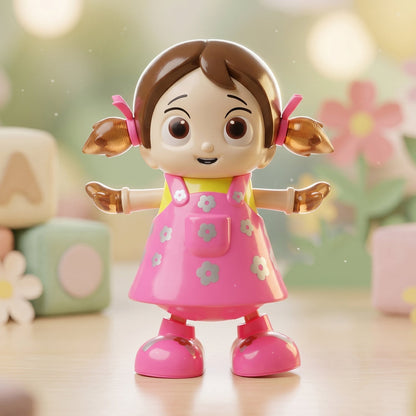Battery-powered musical light toy in action