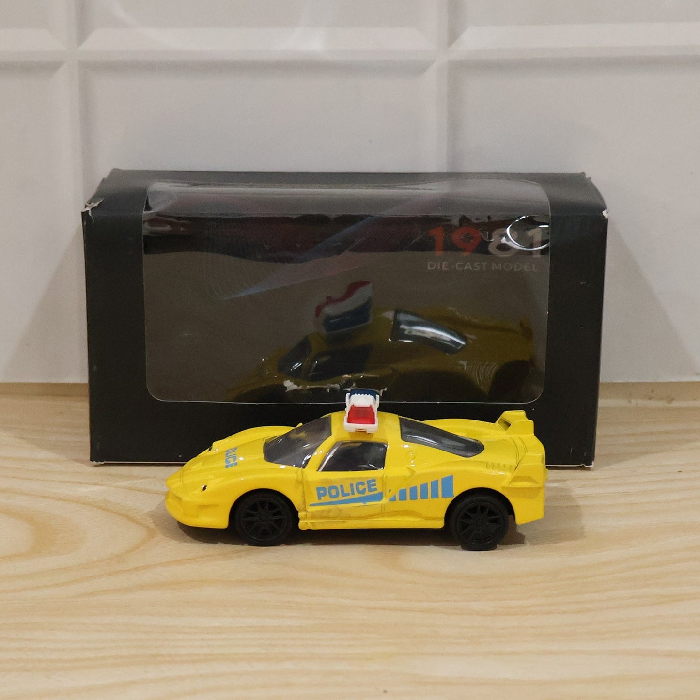 Police toy car gift box packaging