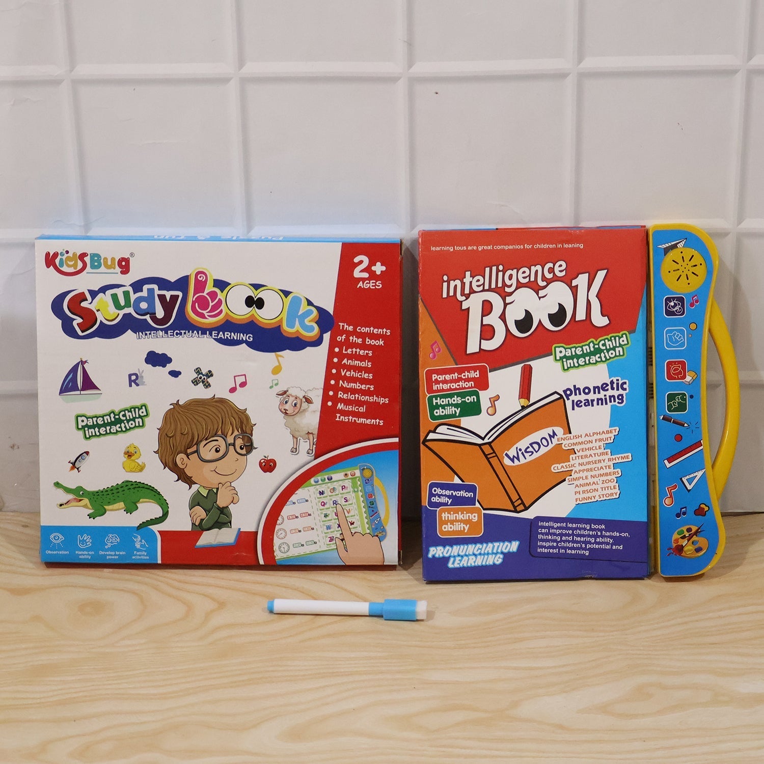 Learning sound book packed in a box for kids educational toy