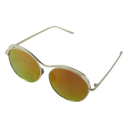 White background displaying stylish sunglasses