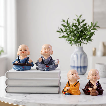 Monk figurine set as a Diwali and housewarming gift