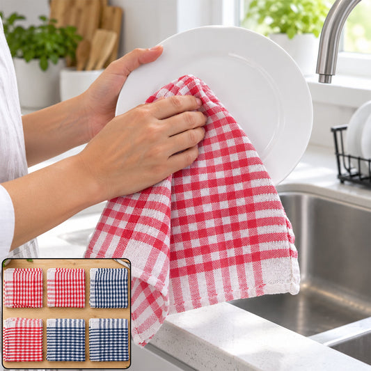Multipurpose Absorbent Dish Cleaning Cloth for Kitchen (6