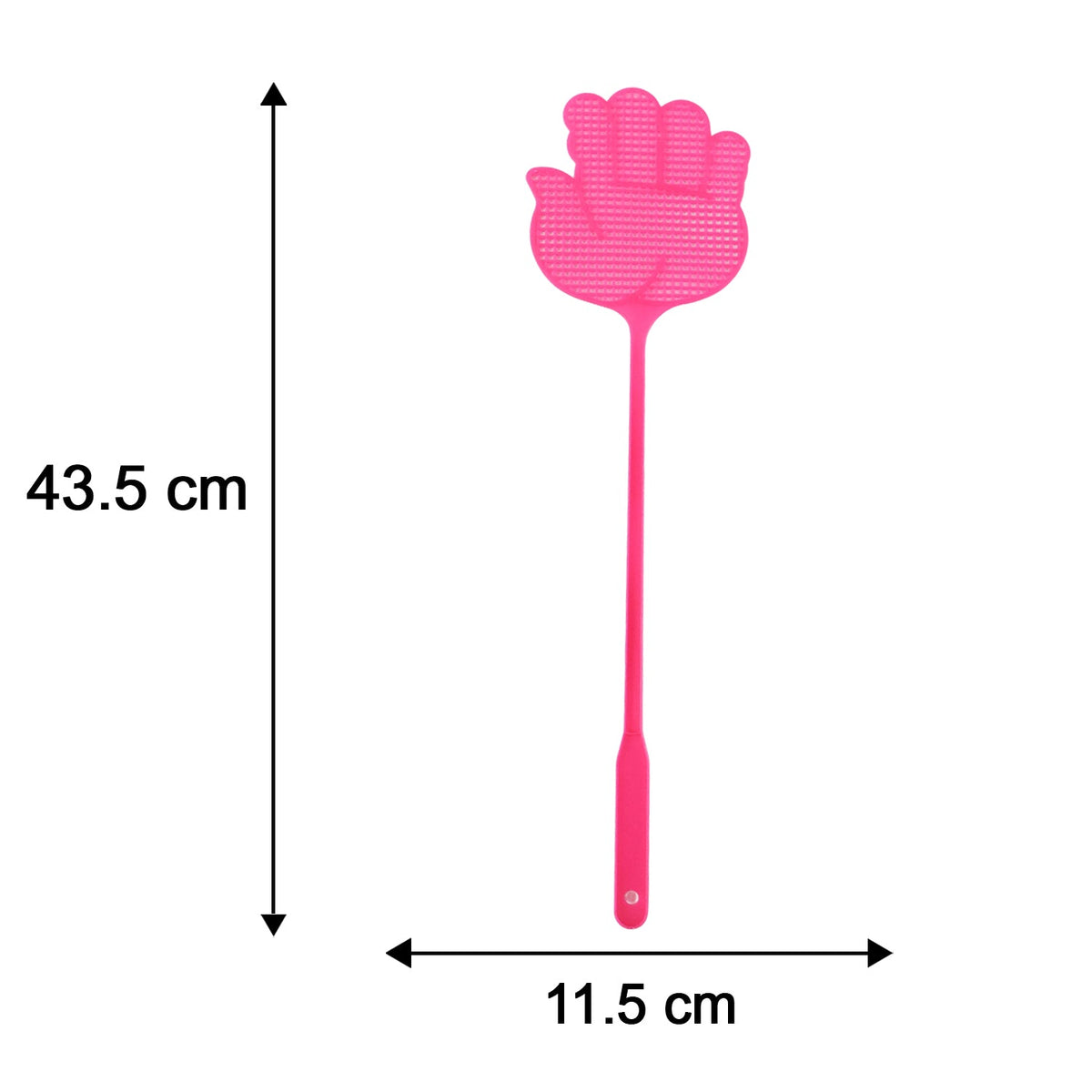 Colourful Long Handle Plastic Fly Swatter for Home Kitchen – view 6
