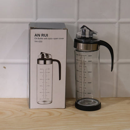 Packaging box for glass oil dispenser bottle