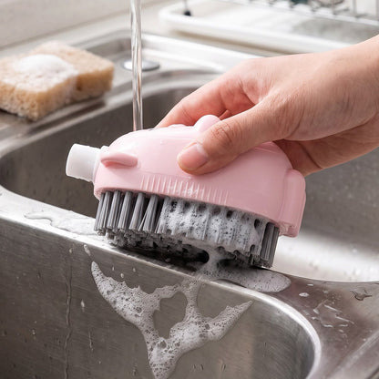 2 in 1 Plastic Soap Dispenser Cleaning Brush – view 7