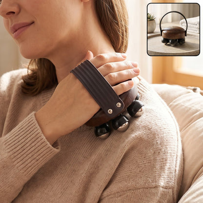 Plastic Roller Body Massager with Hand Strap