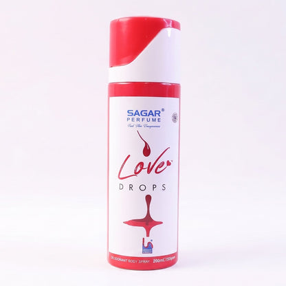 White background of 200ml body spray can