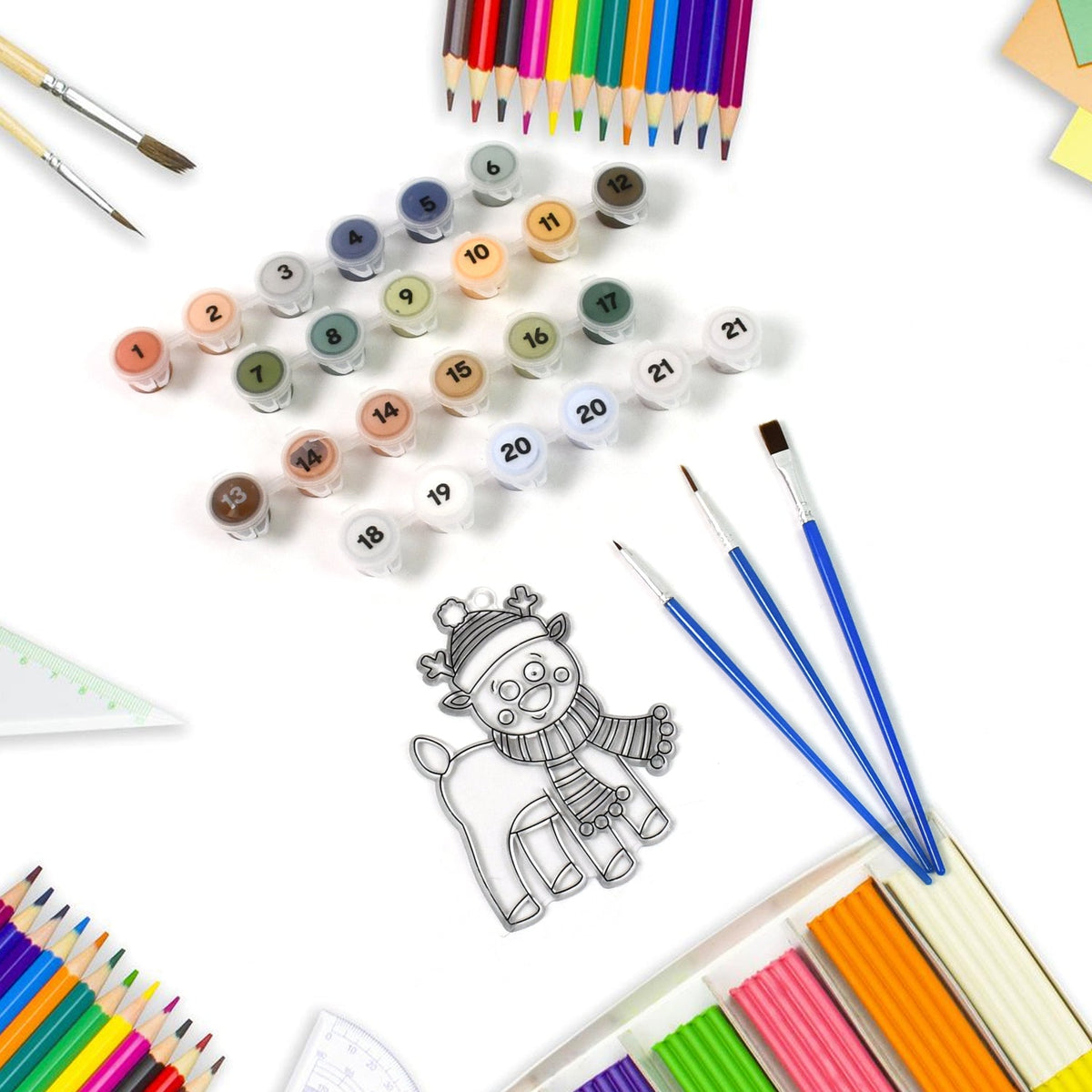 Paint by Number Kits – Adult DIY Art set with Brushes – view 6