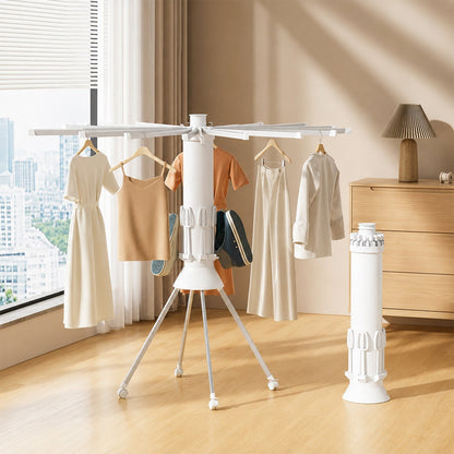Octopus Folding Clothes Drying Hanger with Rotating Multi – view 8