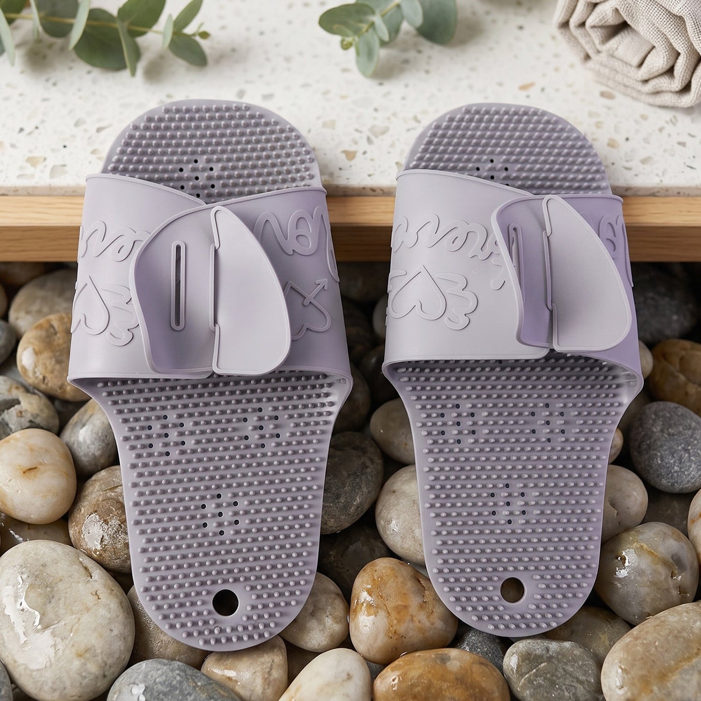 Massage bath slippers one pair - image 8