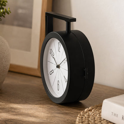 2 in 1 Modern Round Double Sided Railway Station, Vintage – close-up