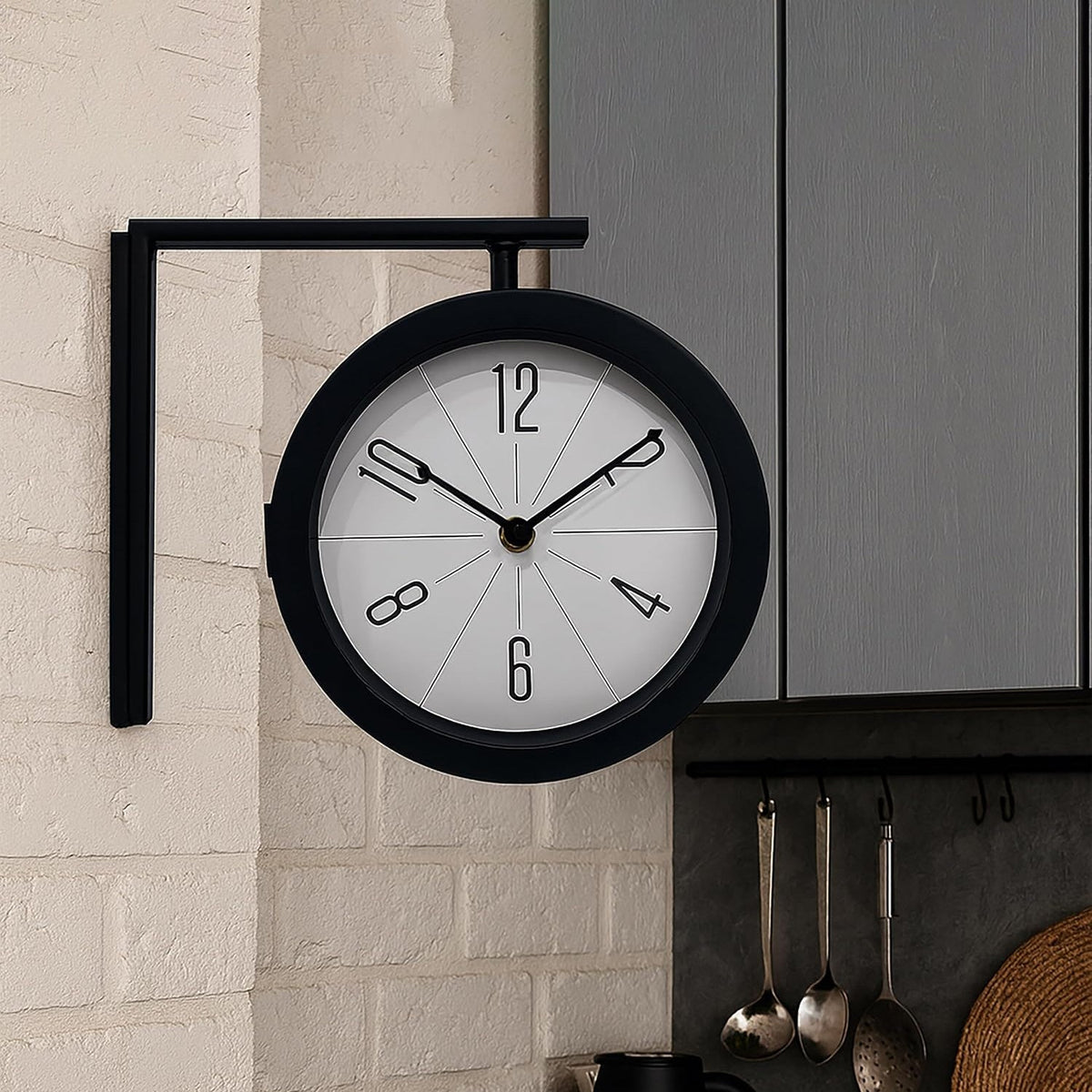 2 in 1 Modern Round Double Sided Railway Station, Vintage – view 9
