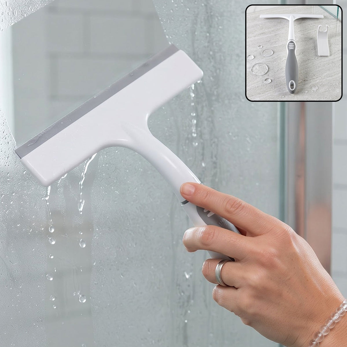 Multipurpose Plastic Glass Wiper Squeegee