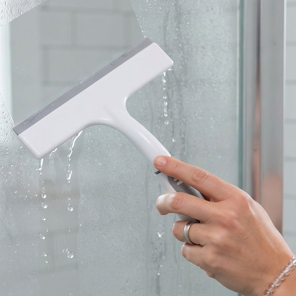 Multipurpose Plastic Glass Wiper Squeegee – close-up