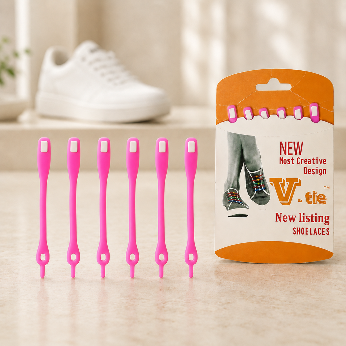 Stretchable Silicone Shoelaces No Tie Elastic Laces
