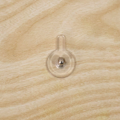 Everyday use of adhesive wall hook for home organization