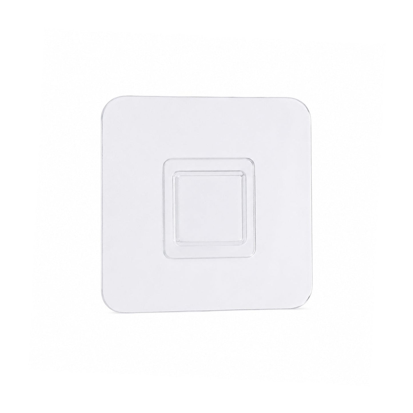 Elegant transparent hook holder design for wall mounting