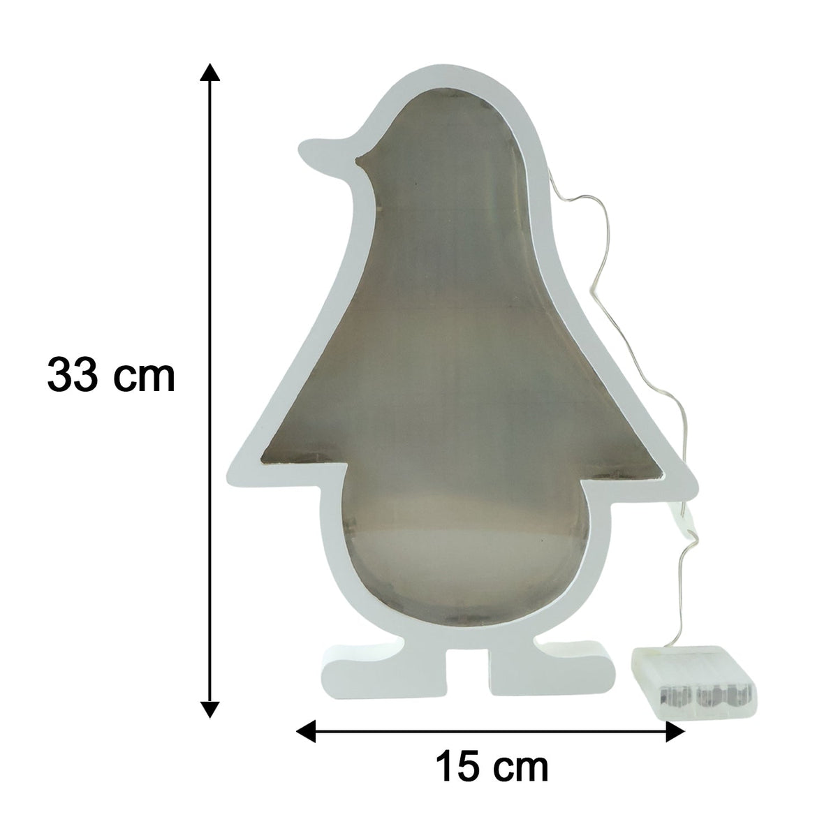 3D LED Penguin Decorative Infinity Mirror Light – view 6