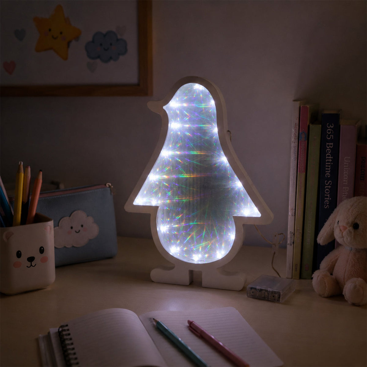 3D LED Penguin Decorative Infinity Mirror Light – view 8
