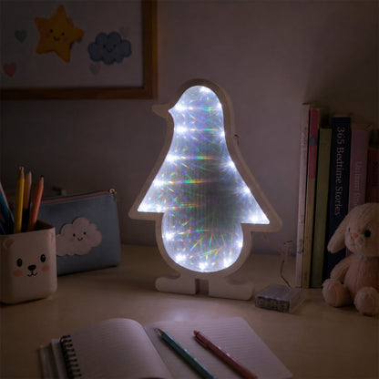 3D LED Penguin Decorative Infinity Mirror Light – view 8