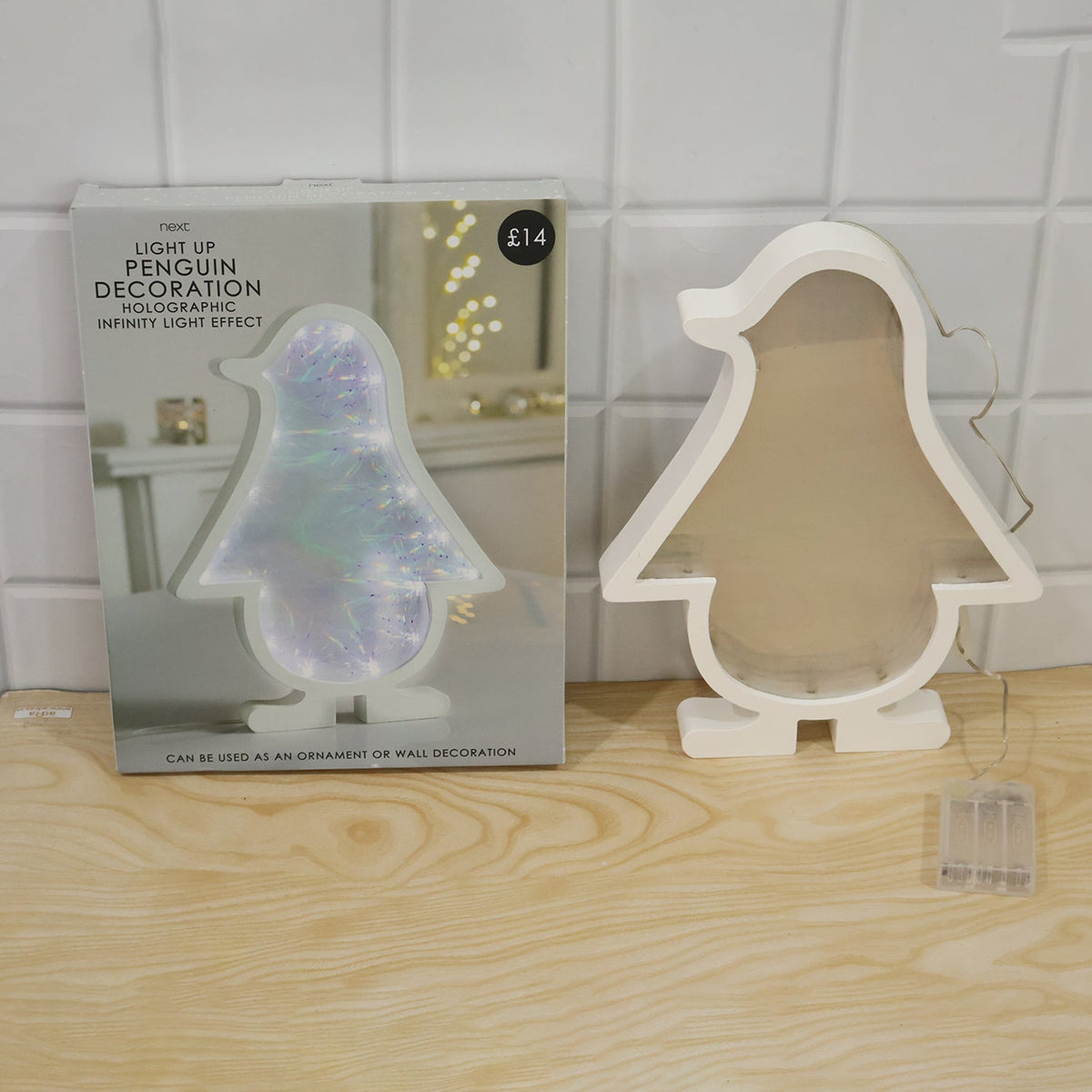 3D LED Penguin Decorative Infinity Mirror Light – view 11