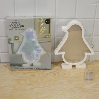 3D LED Penguin Decorative Infinity Mirror Light – view 11