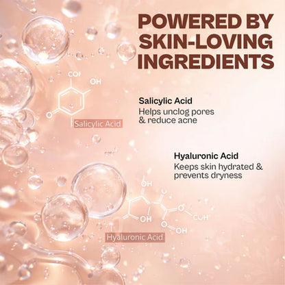 Detailed view of acne pimple patches on skin