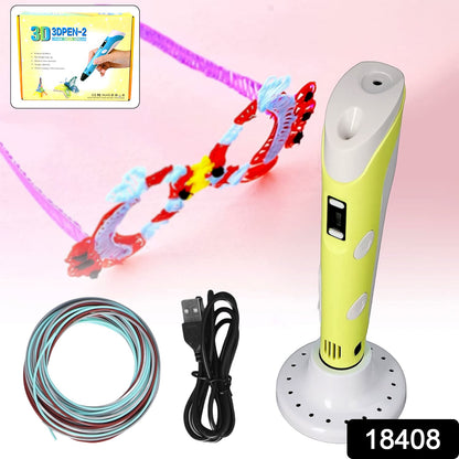 3D Printing Pen – Easy Drawing Tool for Kids & Adults – side view