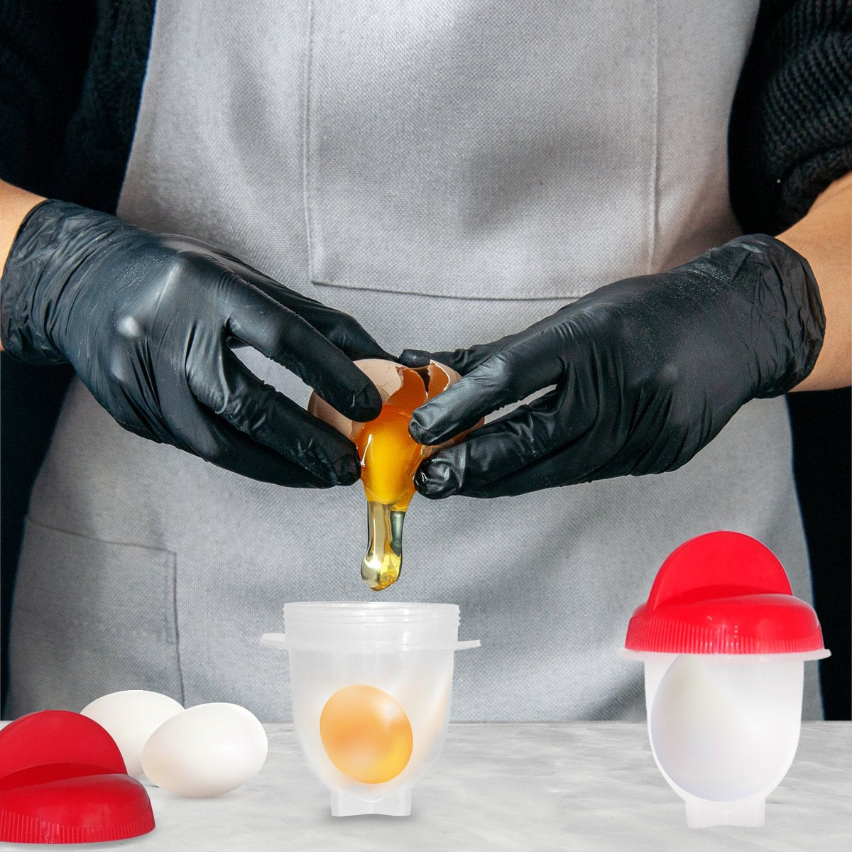 Nonstick Egg Boiler Cooker – Perfect Shell-Free Eggs – detail view