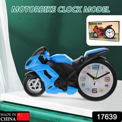 Retro Motorcycle Alarm Clock – Silent Engine Design – side view