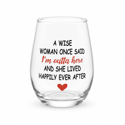 Elegant transparent glass tumbler for wine or juice