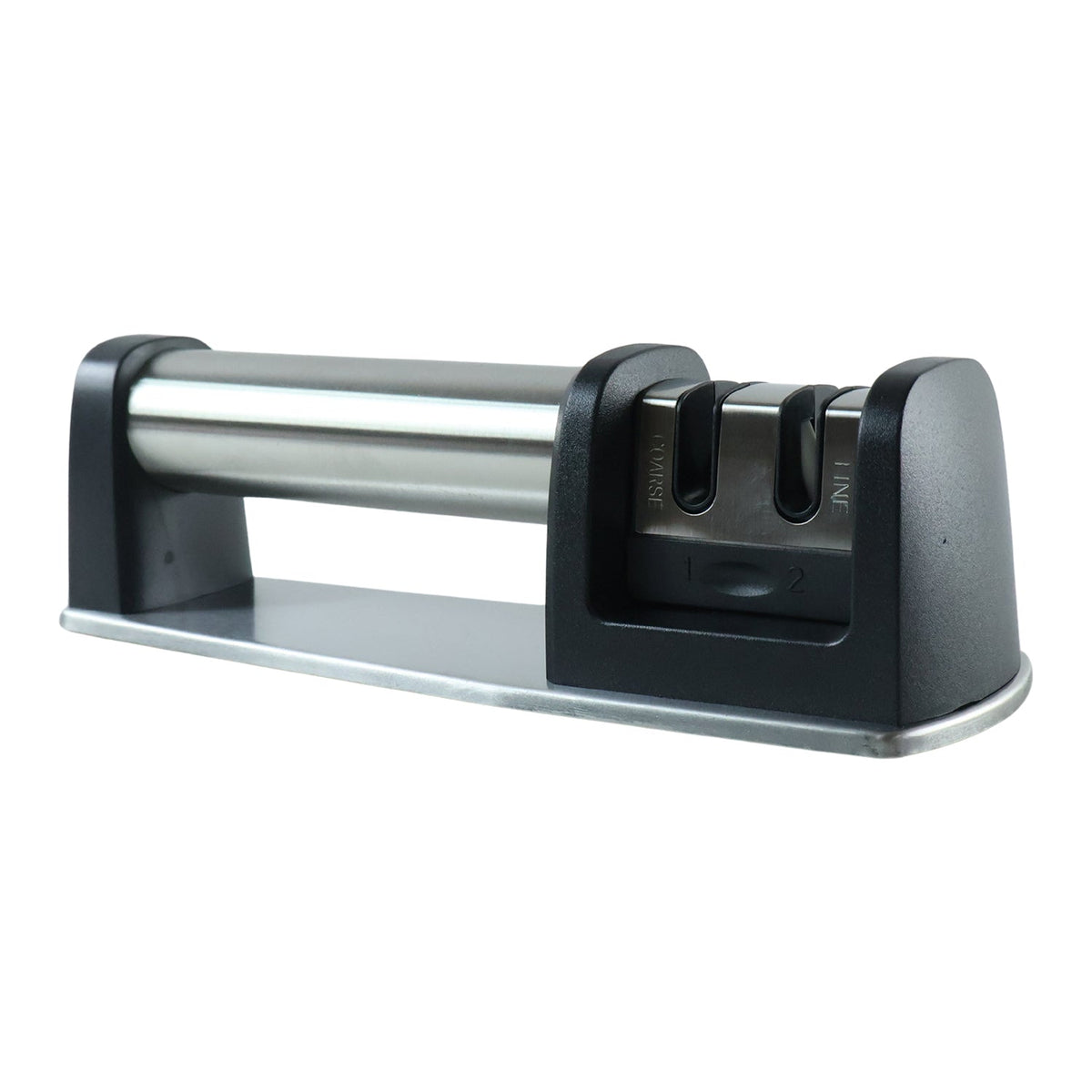 Two Stage Manual Knife Sharpener with Coarse and Fine Slots – alternate view