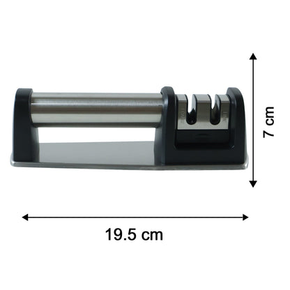 Two Stage Manual Knife Sharpener with Coarse and Fine Slots – view 6