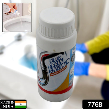 Sink Drain Cleaner – Powerful Clog Remover Powder – side view