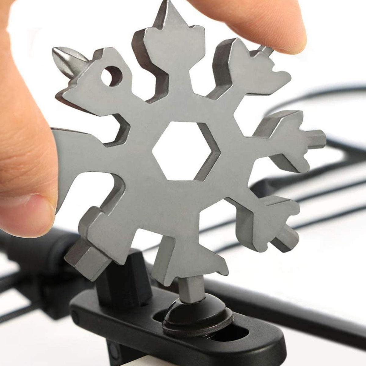 Snowflake Multi-Tool – 18-in-1 Stainless Steel Portable