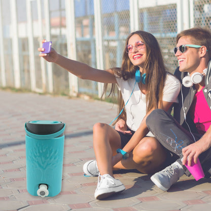 Insulated Water Jug 2000ml – Leakproof, with Tap – close-up