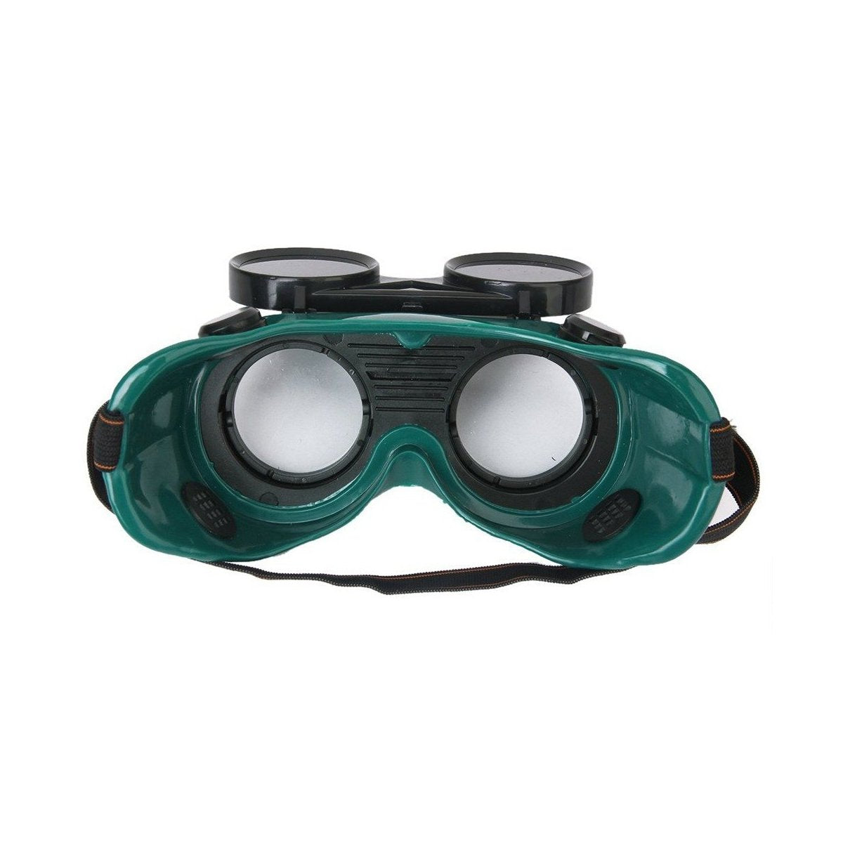 Welding Goggles – Flip-Up Safety, Adjustable Strap – close-up