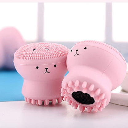 Silicone Facial Cleansing Brush – Octopus Shape